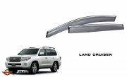   Дефлекторы окон с нержавеющим молдингом ALVI Toyota Land Cruiser 200 2012-2021